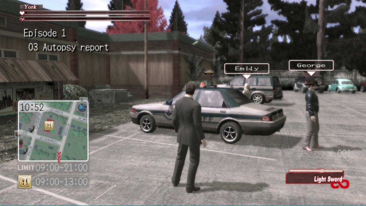 Скриншот игры Deadly Premonition для Xbox360