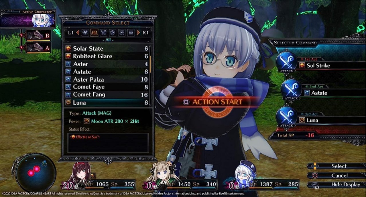 Скриншот игры Death end re;Quest 2 Day One Edition для Ps4