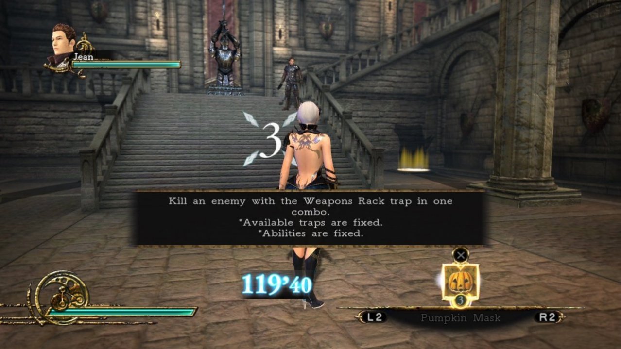 Скриншот игры Deception IV: The Nightmare Princess для PS4