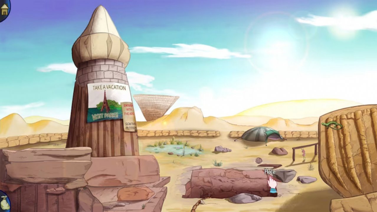 Скриншот игры Demetrios: The Big Cynical Adventure REPLASTERED для Ps5