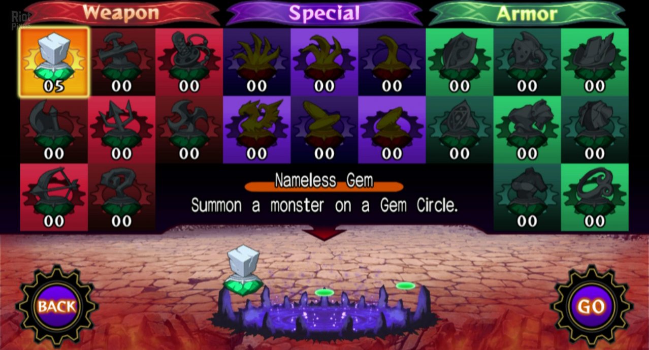 Скриншот игры Demon Gaze для Psvita