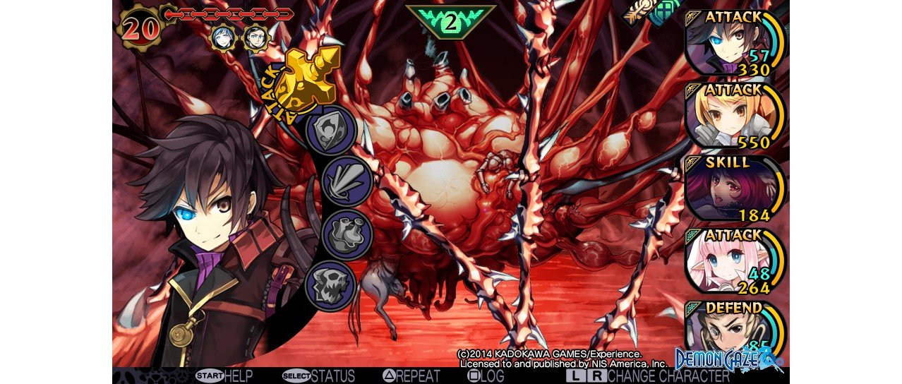 Скриншот игры Demon Gaze II для PS4