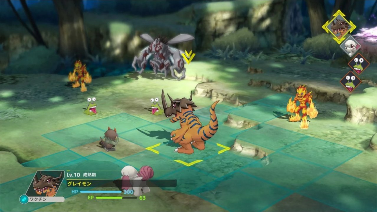 Скриншот игры Digimon Survive для Switch