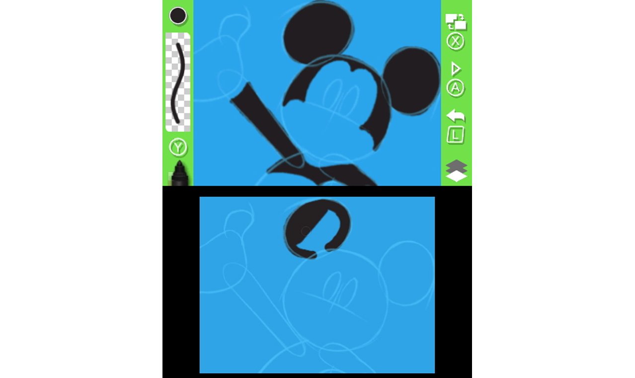 Скриншот игры Disney Art Academy для 3DS