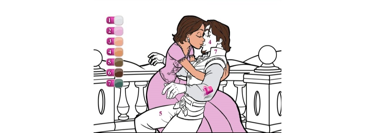 Скриншот игры uDraw Disney Princess: Enchanting Storybooks для Wii