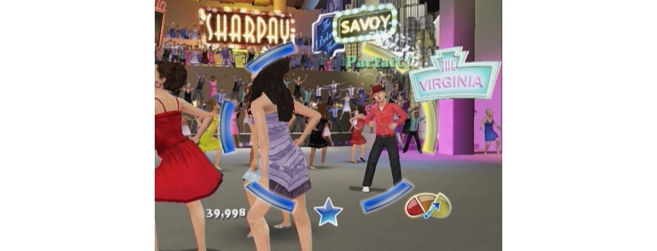 Скриншот игры Disney Sing It: High School Musical 3 Senior Year + Hannah Montana Spotlight World Tour + Hannah Montana The Move для Wii