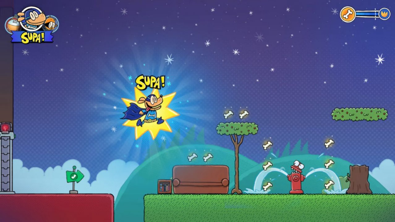 Скриншот игры Dog Man: Mission Impawsible для Switch