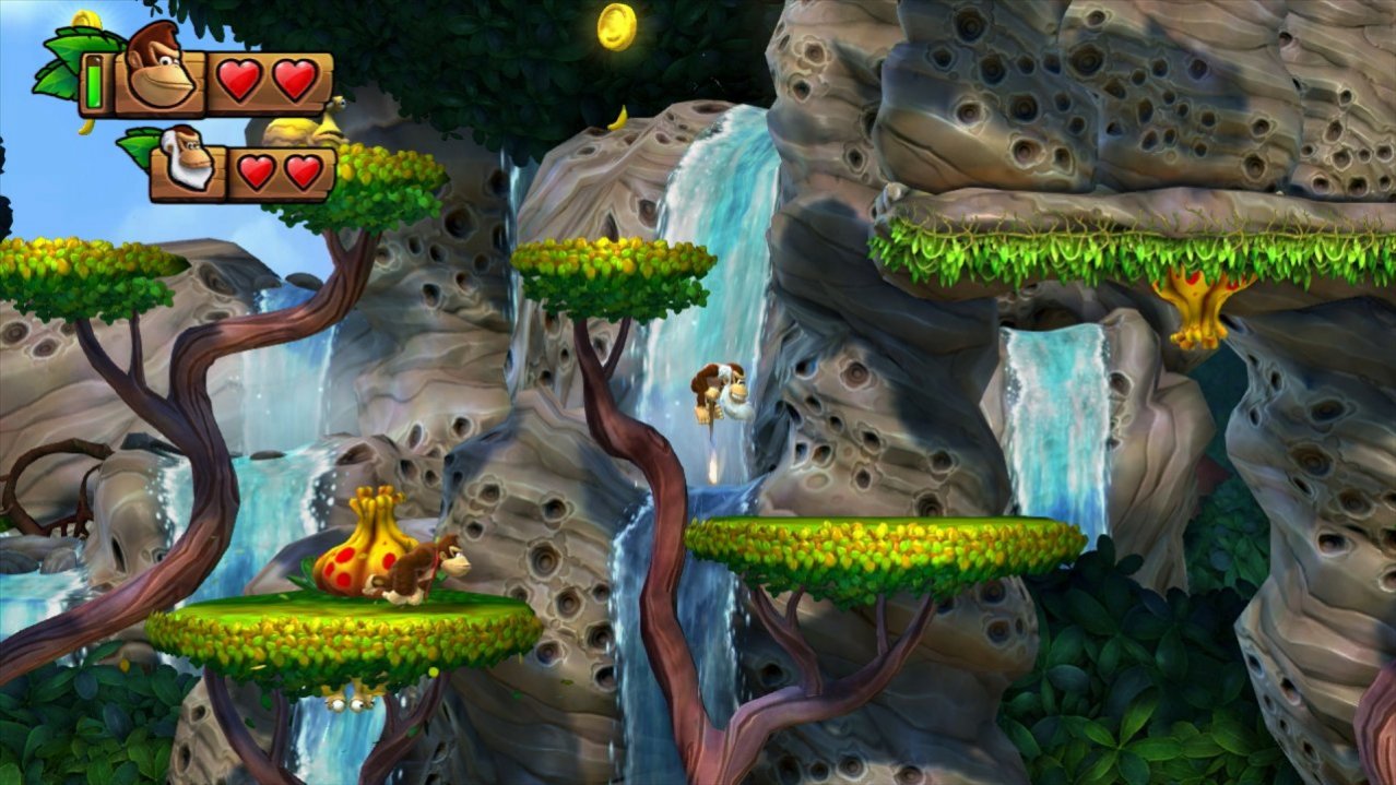 Скриншот игры Donkey Kong Country: Tropical Freeze [Nintendo Selects] для Wii