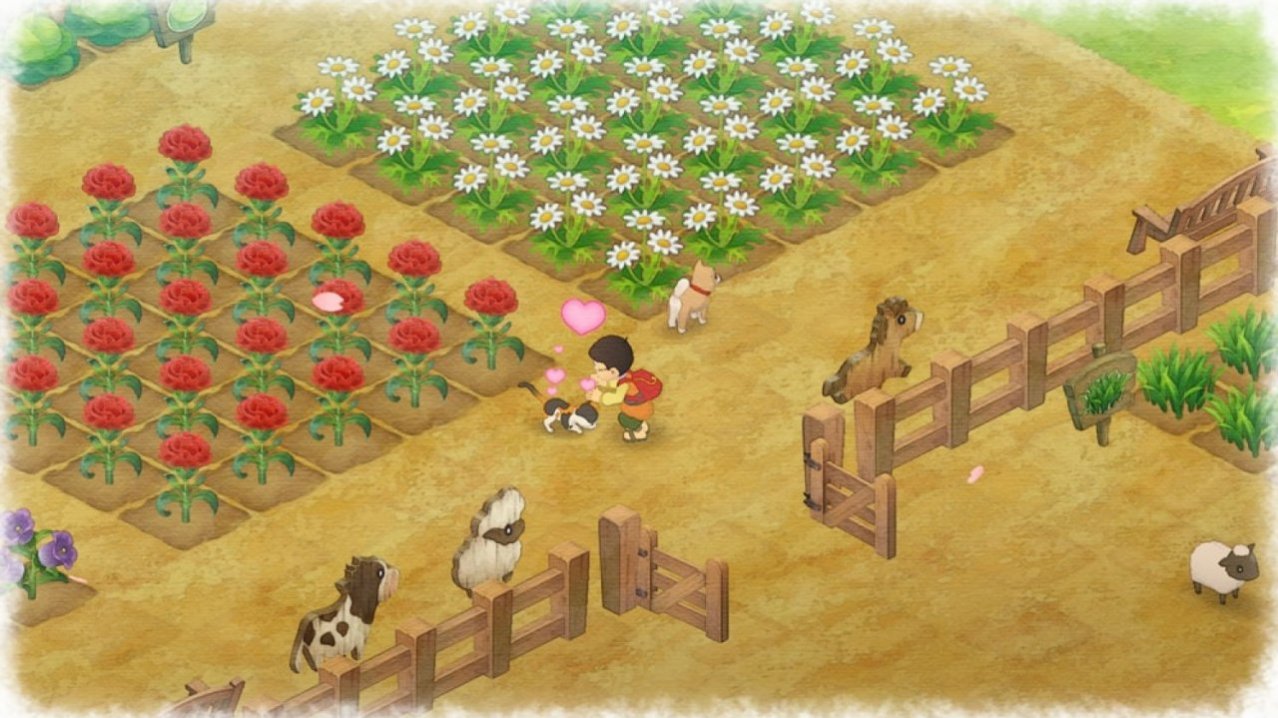 Скриншот игры Doraemon Story of Seasons для Switch