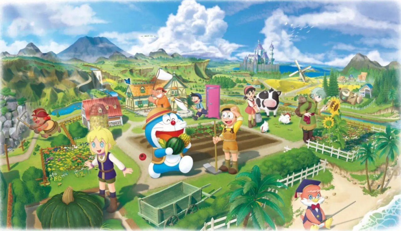 Скриншот игры Doraemon Story of Seasons: Friends of the Great Kingdom для Switch