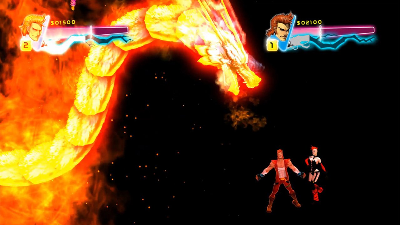 Скриншот игры Double Dragon Neon Limited Run #108 (US) для Switch