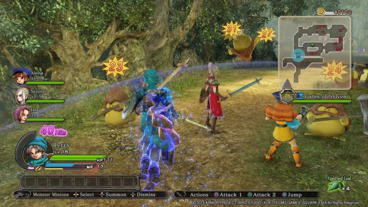 Скриншот игры Dragon Quest Heroes: The World Trees Woe and The Blight Below для Ps4