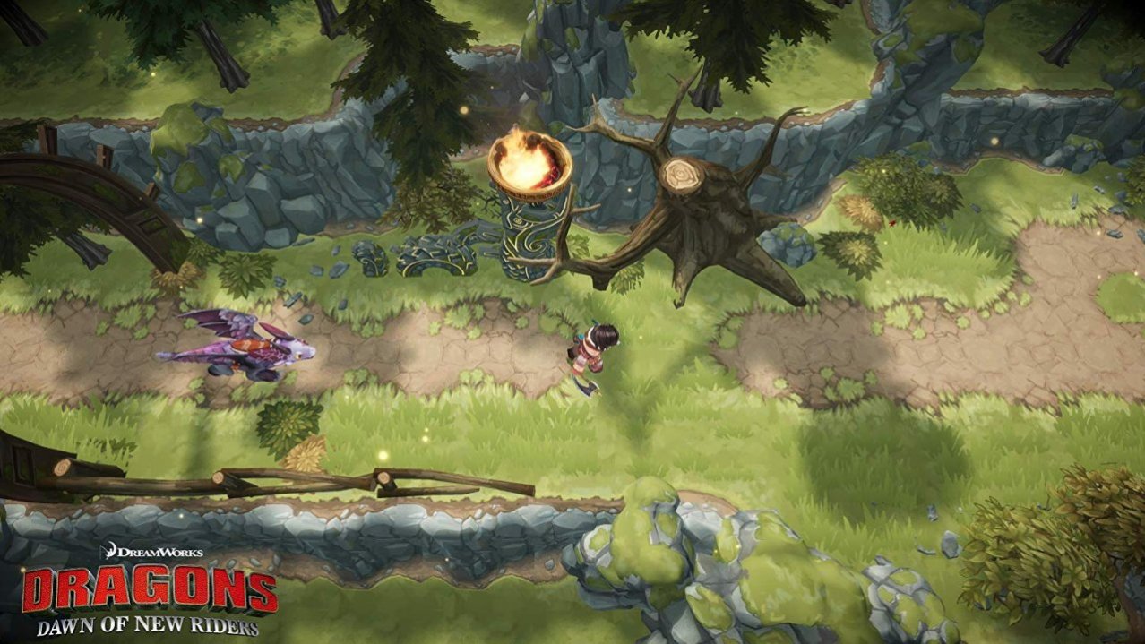 Скриншот игры Dragons Dawn of New Riders для Ps4