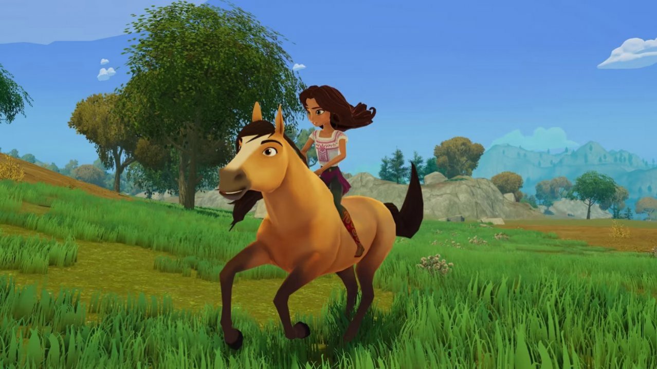 Скриншот игры DreamWorks Spirit Lucky’s Big Adventure для Switch