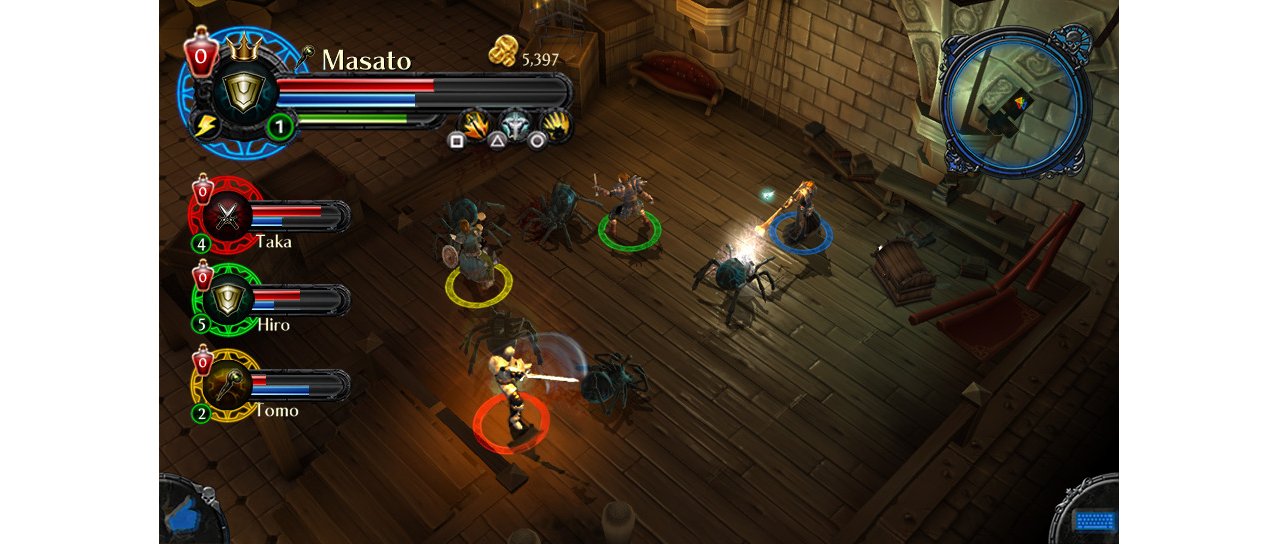 Скриншот игры Dungeon Hunter: Alliance (не оригинальная обложка) (Б/У) для PSVita