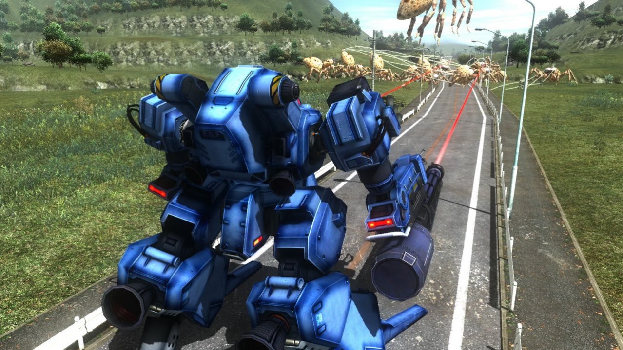 Скриншот игры Earth Defense Force 4.1: The Shadow of New Despair Хиты PlayStation для Ps4