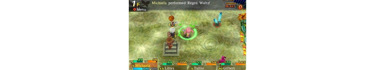 Скриншот игры Etrian Mystery Dungeon (Б/У) (без коробки) для 3ds