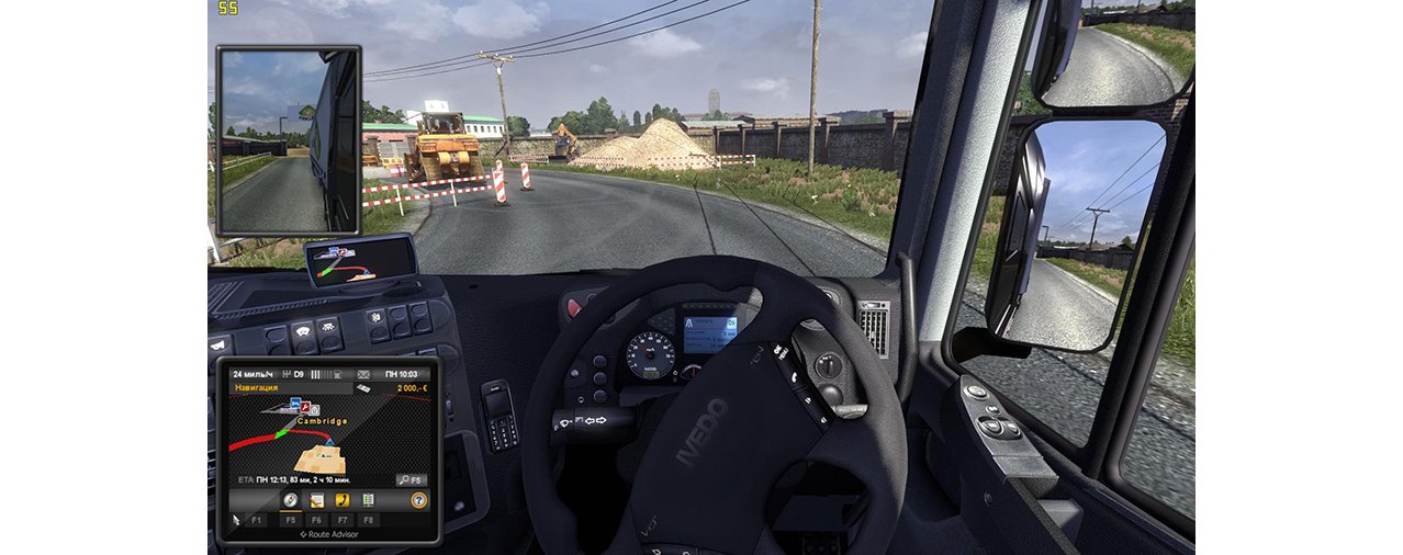 Скриншот игры Euro Truck Simulator 2: С грузом по Европе 3 Восточный конвой (дополнение) для Pc