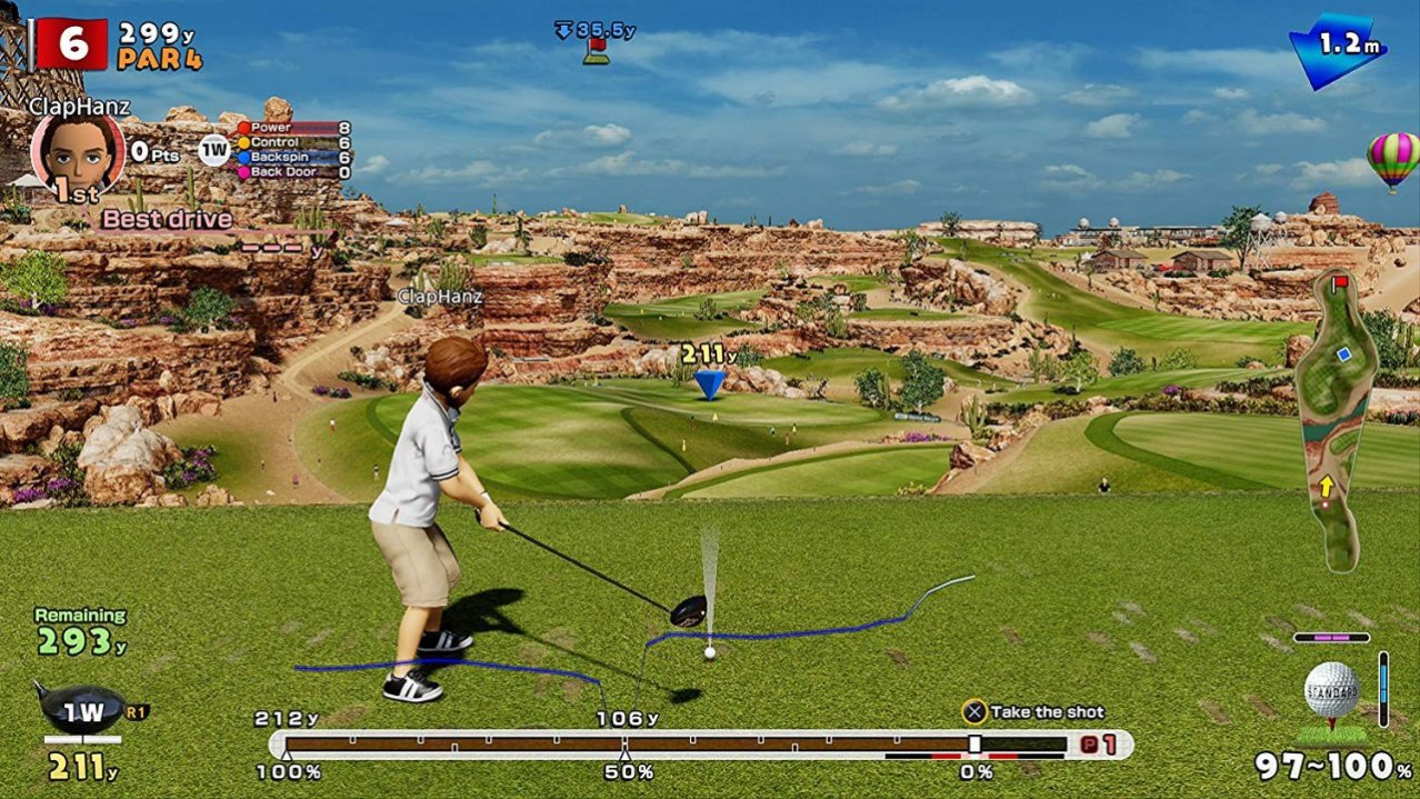 Скриншот игры Everybodys Golf для Ps4