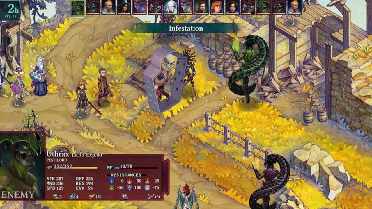 Скриншот игры Fell Seal: Arbiters Mark Deluxe Edition для Ps4