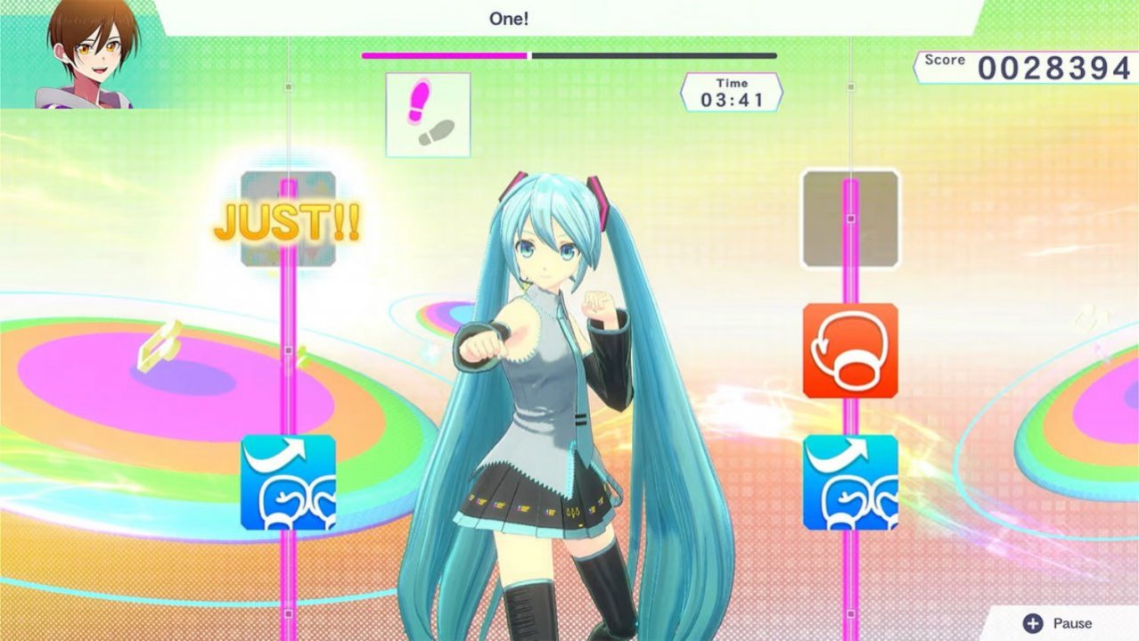 Скриншот игры Fitness Boxing feat. Hatsune Miku для Switch