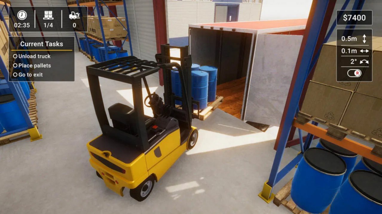 Скриншот игры Forklift Simulator для Ps5