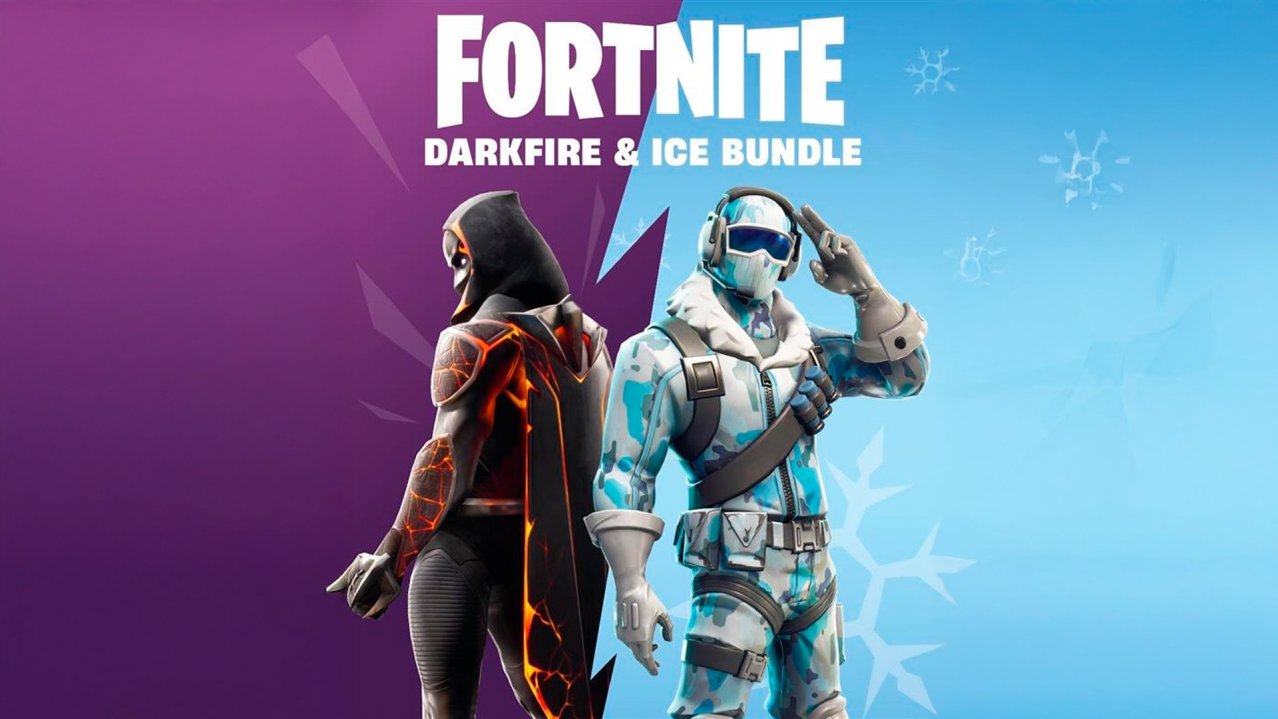 Скриншот игры Fortnite Darkfire &amp; Ice Bundle (код загрузки) для Switch