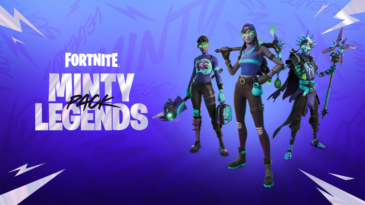 Скриншот игры Fortnite Minty Legends Pack (код загрузки) для Ps4