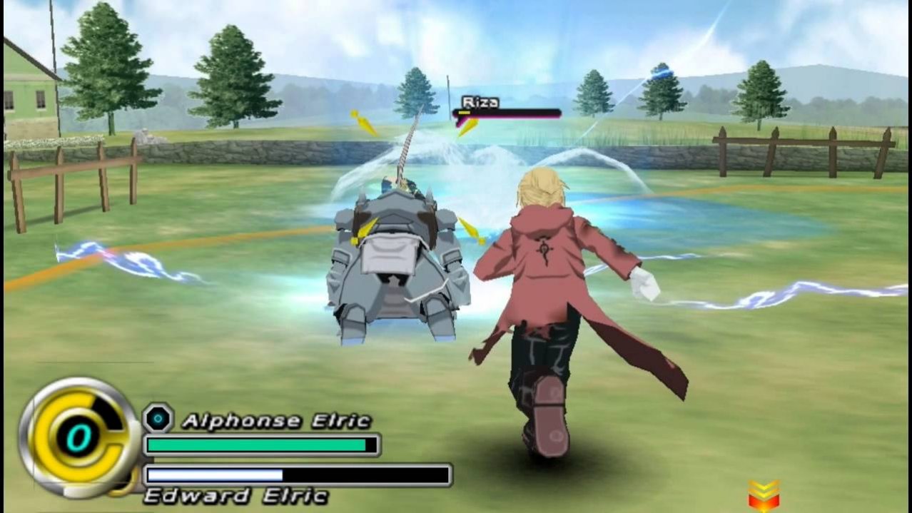 Скриншот игры Fullmetal Alchemist Brotherhood (Б/У) для Psp