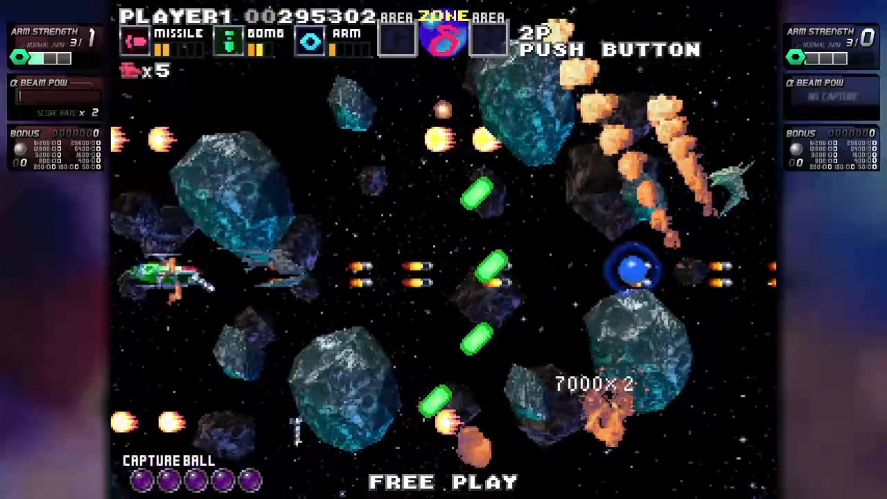 Скриншот игры G-Darius HD для Switch