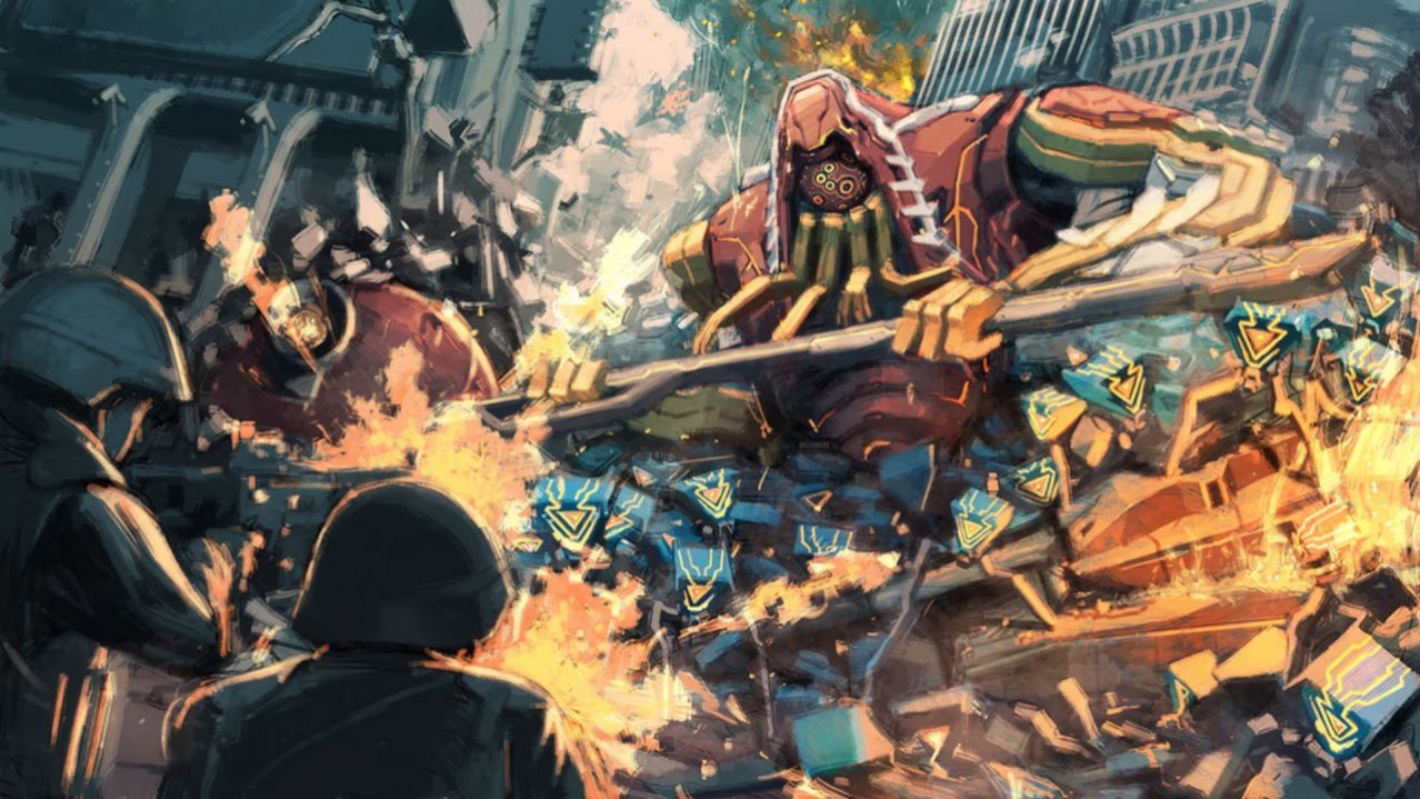 Скриншот игры Giga Wrecker Alt. (Limited Run #033) для Switch