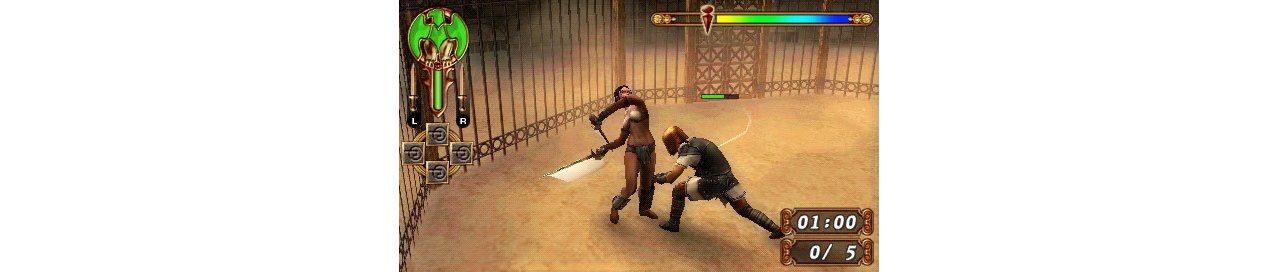 Скриншот игры Gladiator Begins для Psp