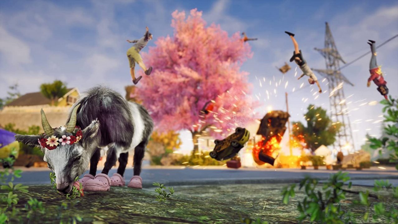 Скриншот игры Goat Simulator 3 Goat in a Box Edition для Xboxsx