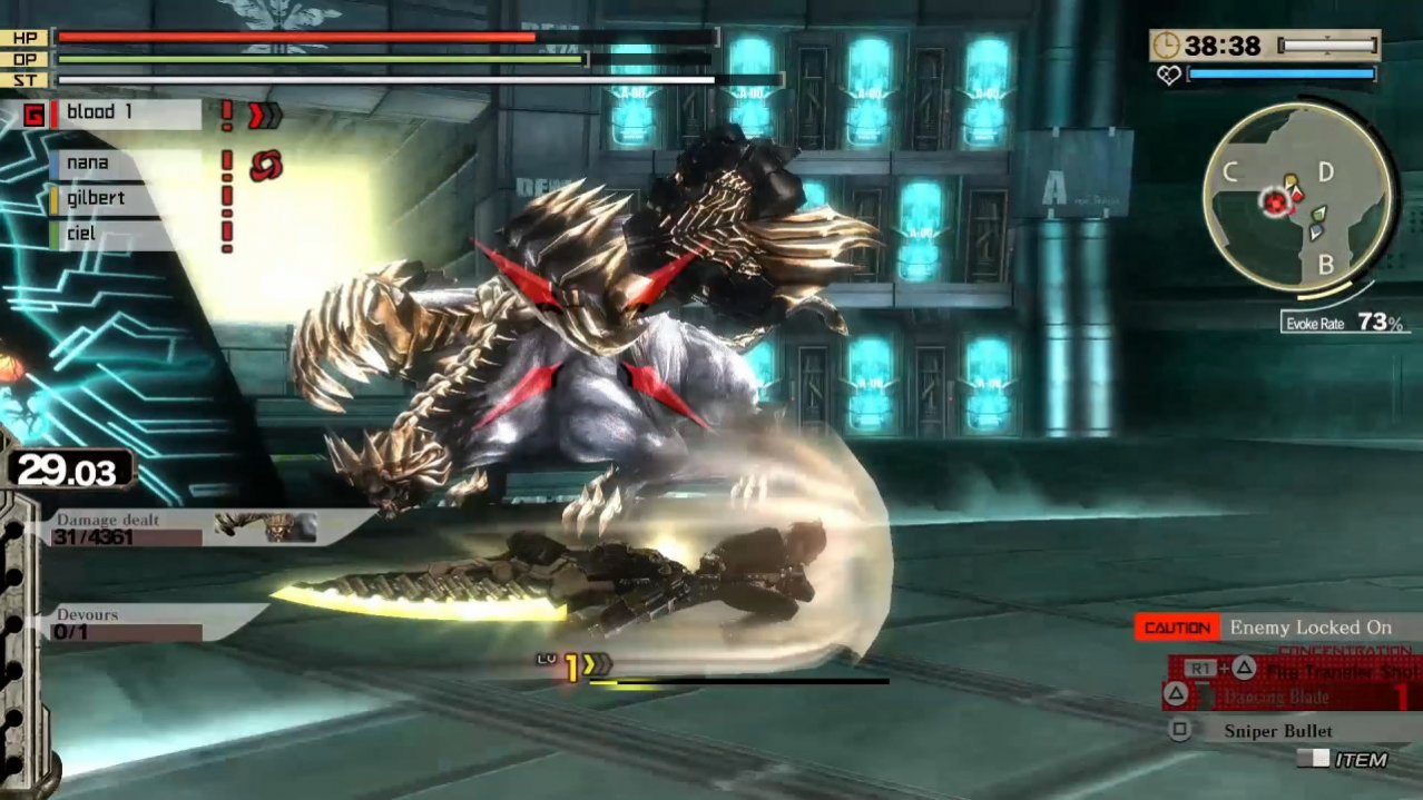 Скриншот игры God Eater 2: Rage Burst для PS4