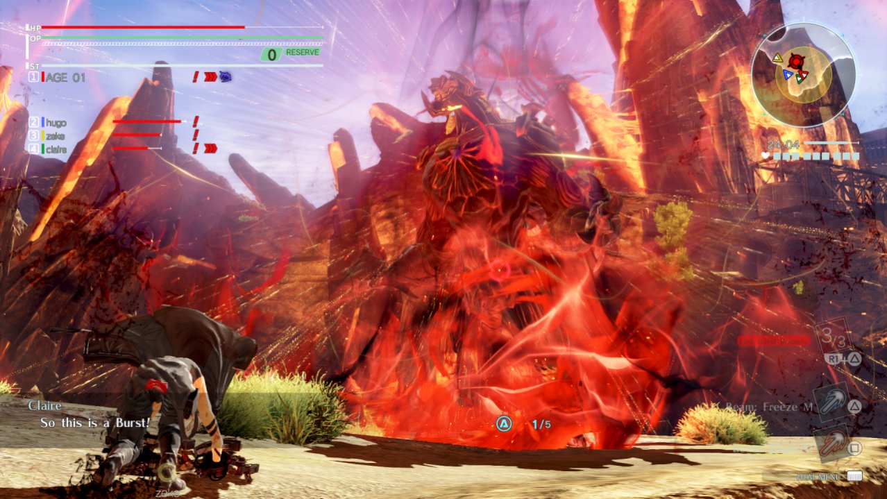 Скриншот игры God Eater 3 для Ps4