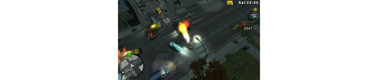 Скриншот игры Grand Theft Auto: Chinatown Wars для Psp