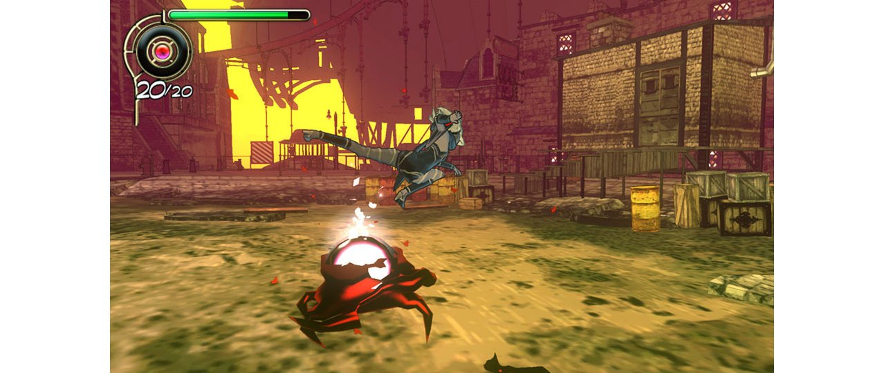 Скриншот игры Gravity Rush (Б/У) (не оригинальная полиграфия) для Psvita