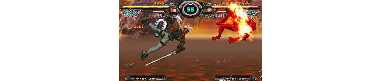 Скриншот игры Guilty Gear XX Accent Core Plus для Psp