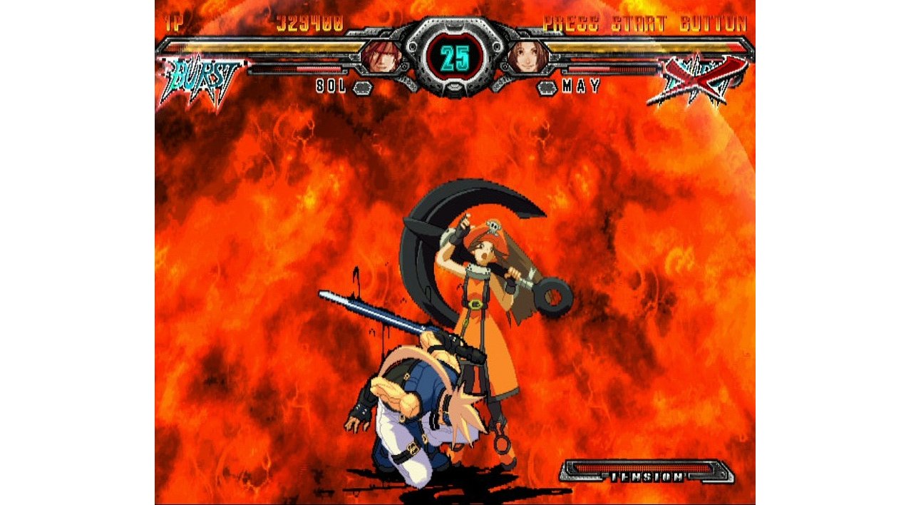 Скриншот игры Guilty Gear XX Accent Core Plus для Wii