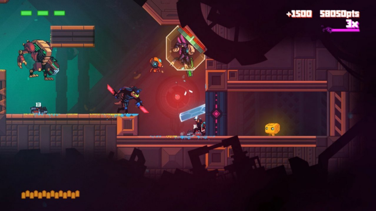 Скриншот игры Gunborg: Dark Matters для Switch