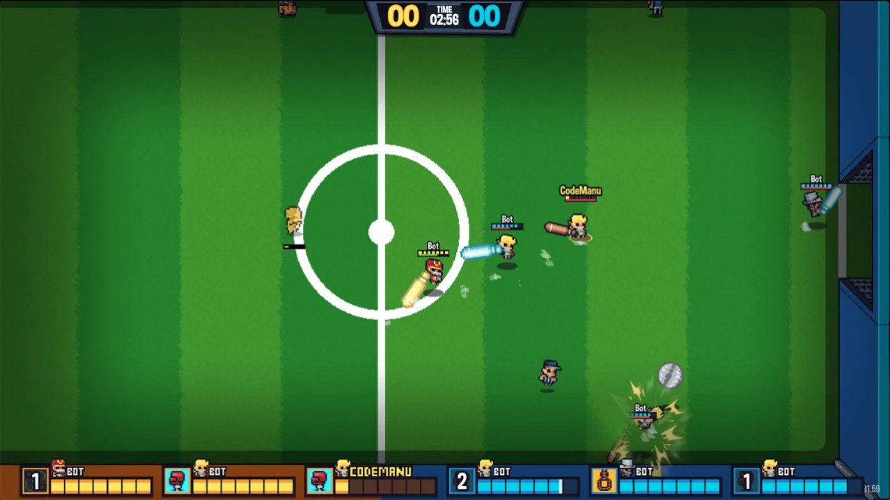 Скриншот игры Guts N Goals (код загрузки) для Switch
