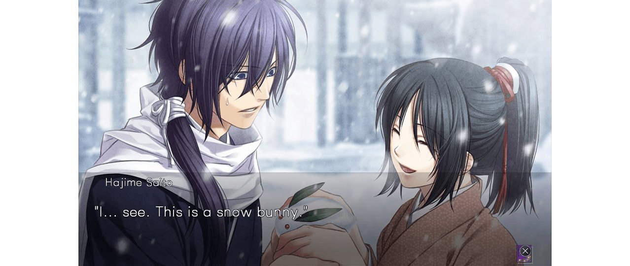 Скриншот игры Hakuoki: Kyoto Winds для Psvita