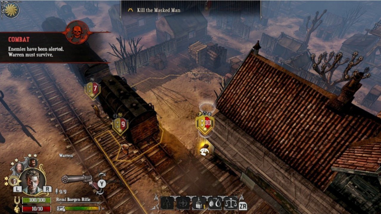 Скриншот игры Hard West для Switch