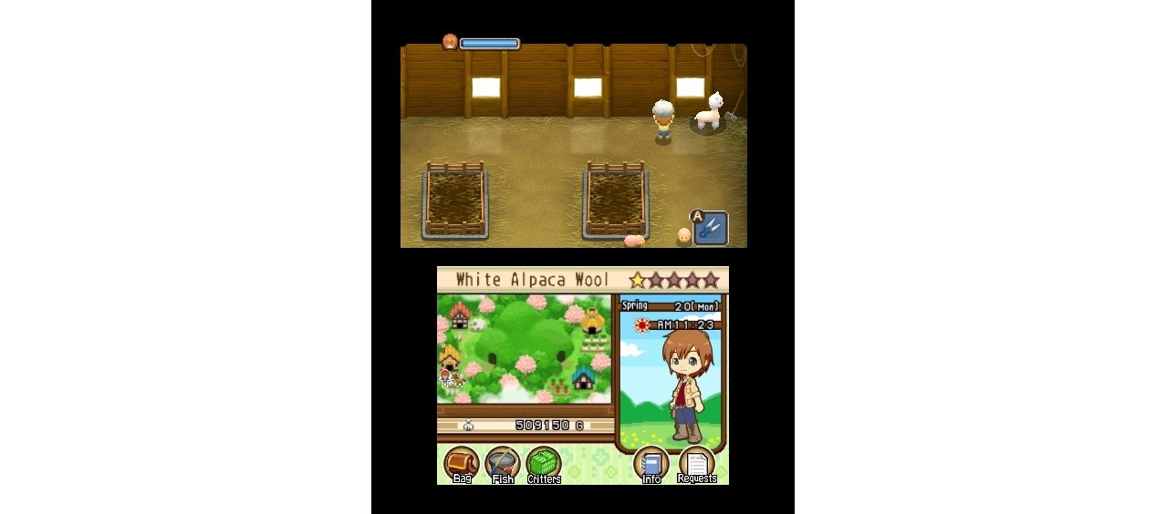 Скриншот игры Harvest Moon: Tale of Two Towns для 3ds