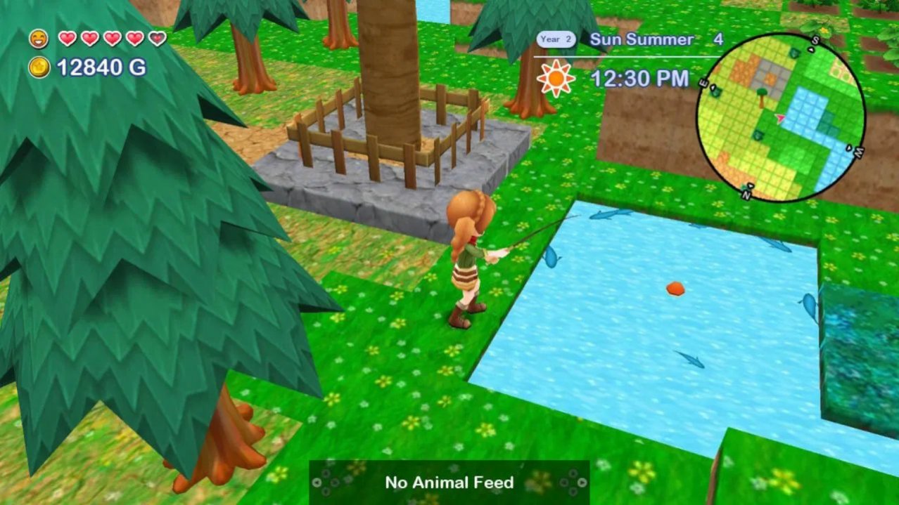 Скриншот игры Harvest Moon: The Lost Valley & Harvest Moon: Skytree Village для Switch