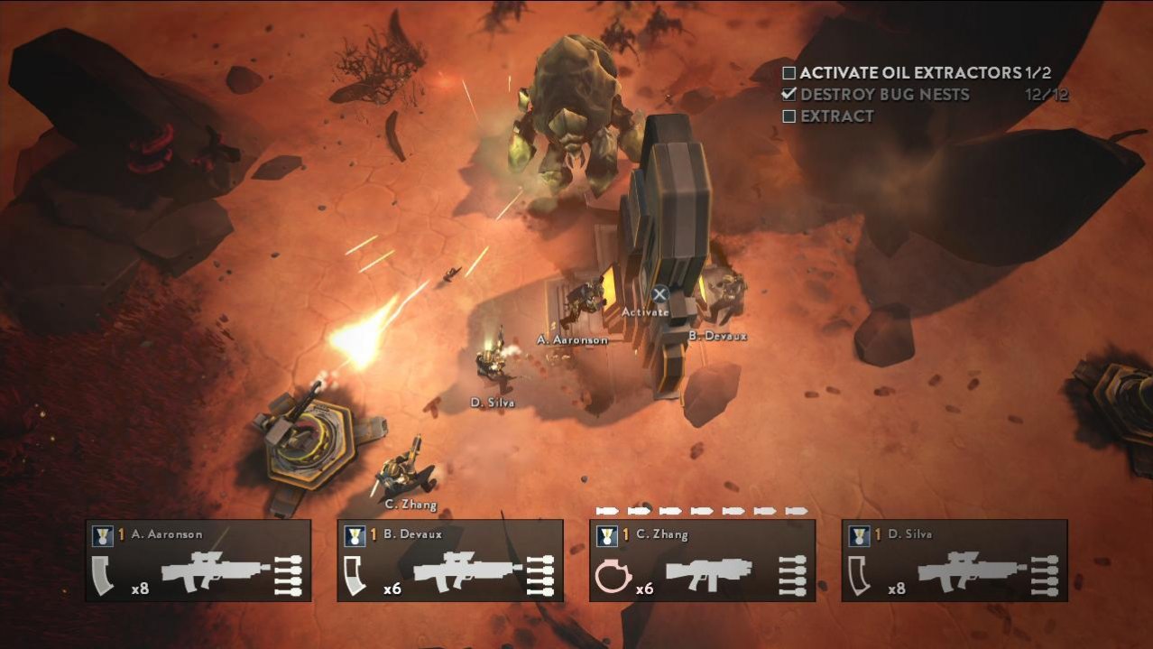 Скриншот игры Helldivers Super-Earth Ultimate Edition для PS4