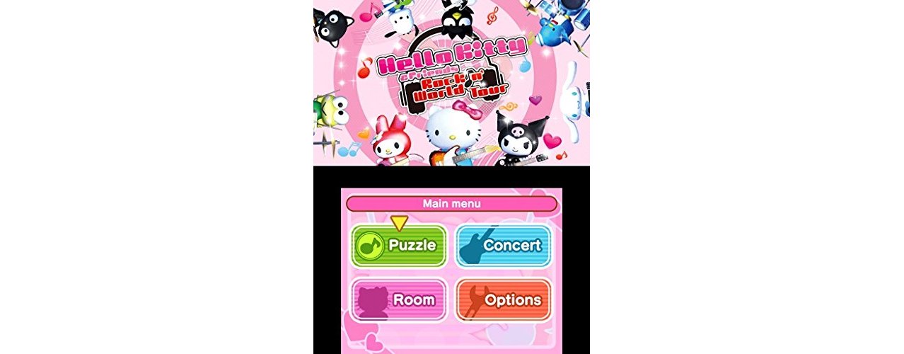 Скриншот игры Hello Kitty and Friends: Rockin World Tour для 3ds