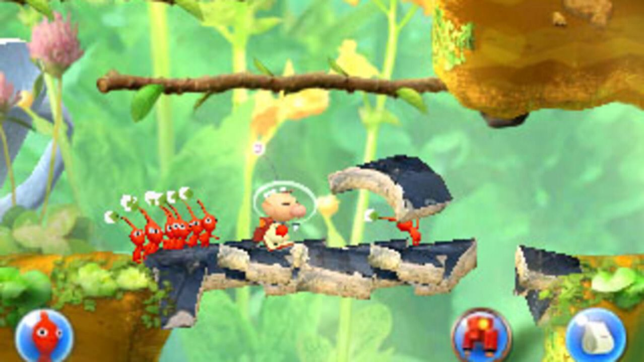 Скриншот игры Hey! Pikmin для 3DS
