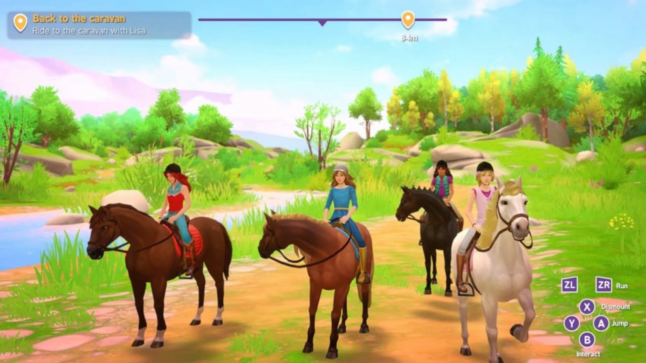 Скриншот игры Horse Club Adventures для Switch
