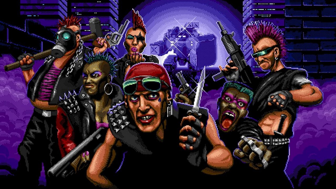 Скриншот игры Huntdown для Switch